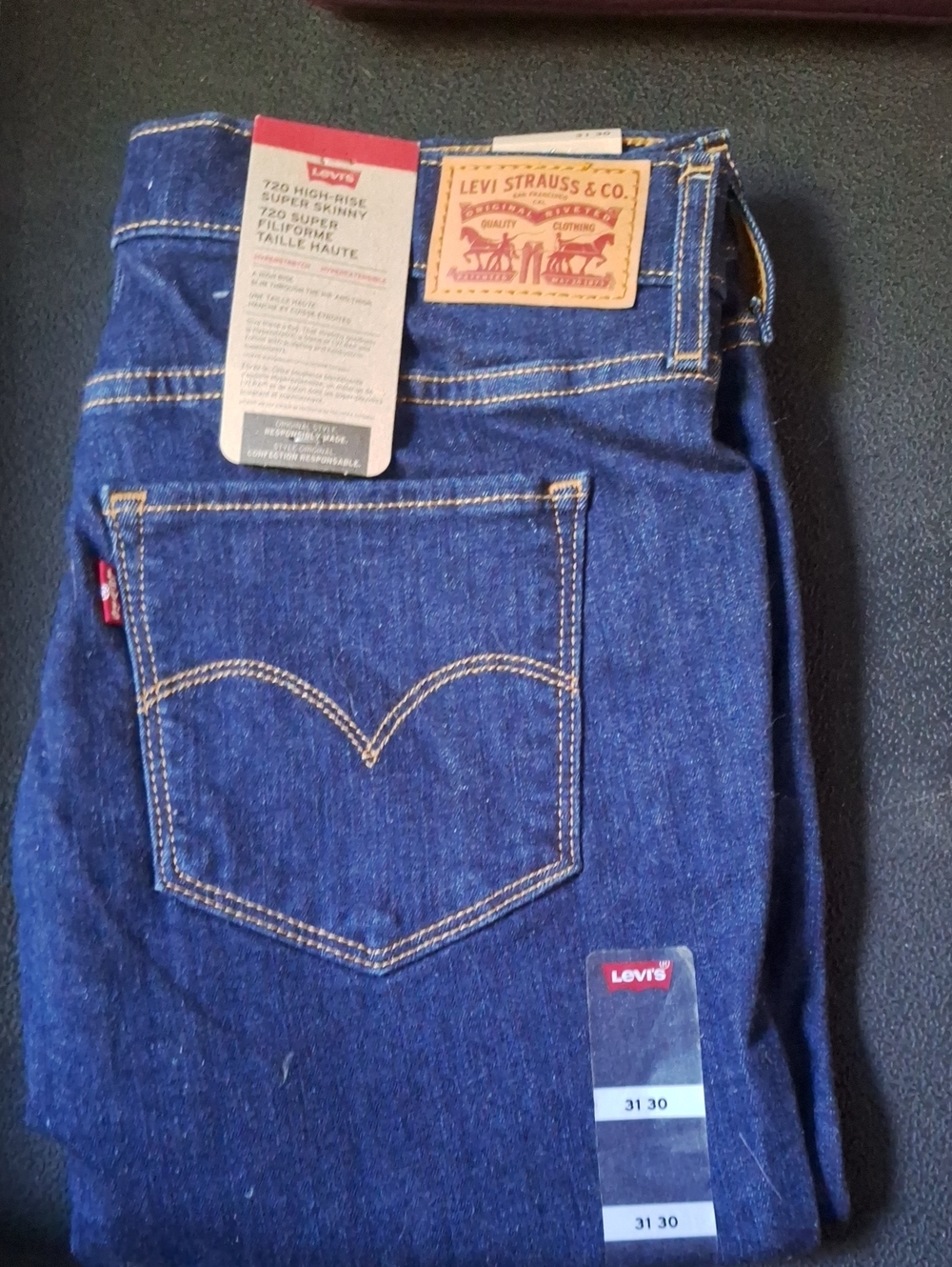 Levi's Dark Blue Skinny Jeans